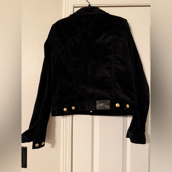 Ralph Lauren Corduroy Black Jacket with Gold Buttons - Picture 5 of 5